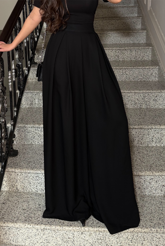 Pantalon Palazzo Élégance Royale